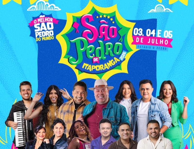 S�o Pedro de Itaporanga come�a nesta sexta-feira (3) com shows musicais e expectativa de p�blico recorde